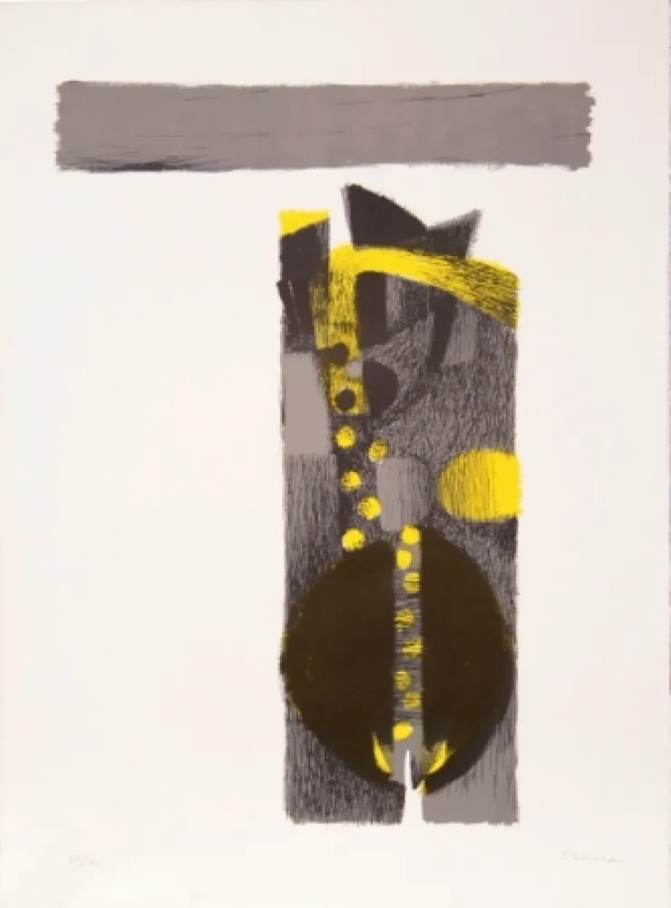 石版画 De Szyszlo - Sin Titulo