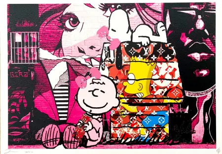 数码版画 Death Nyc - Bart Graffiti