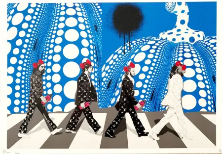 数码版画 Death Nyc - Beatles Blue