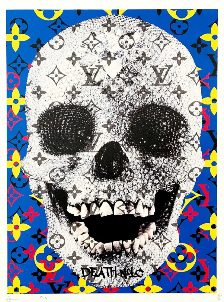 数码版画 Death Nyc - LV Skull