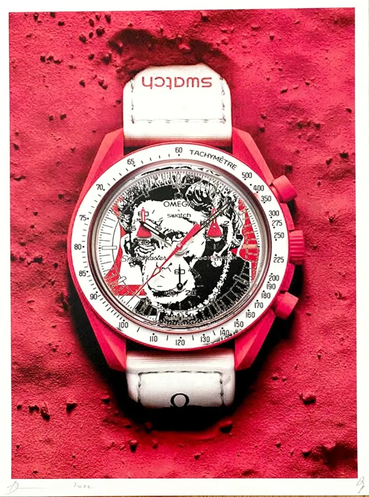 数码版画 Death Nyc - Swatch Red Monkey