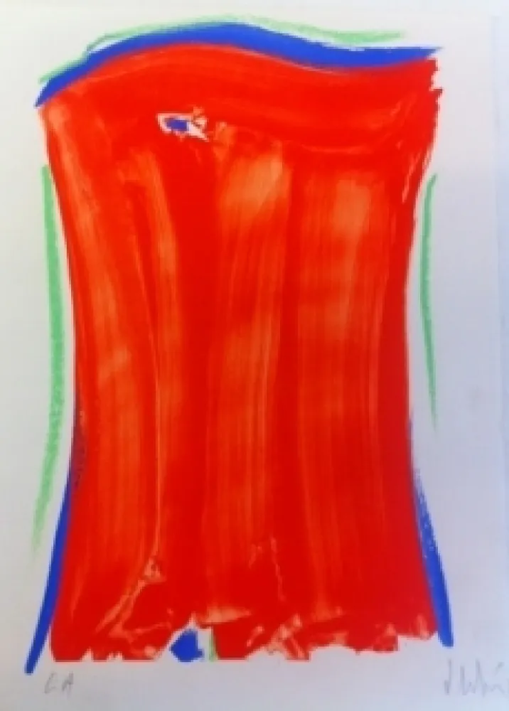 石版画 Debré - Composition abstrait