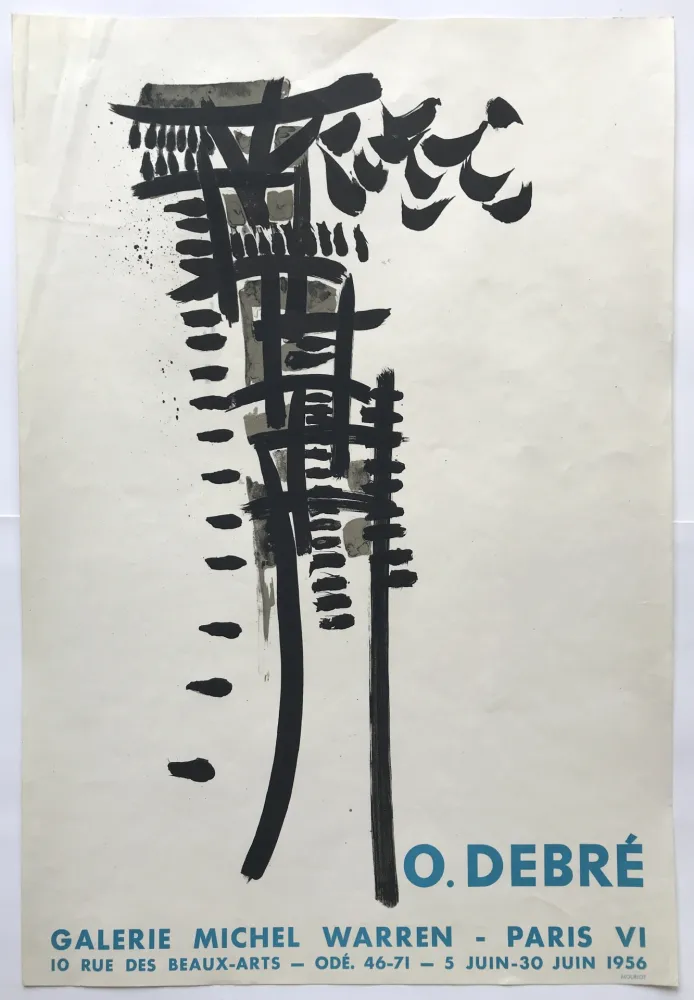 海报 Debré -  Galerie Michel Warren
