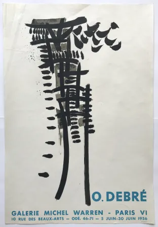 海报 Debré -  Galerie Michel Warren