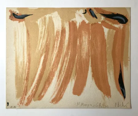 石版画 Debré - Lithographie, 1984.