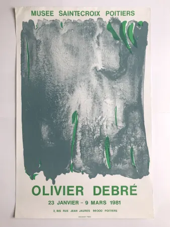 海报 Debré - Musée Sainte-Croix Poitiers / Signe-Paysage Tours