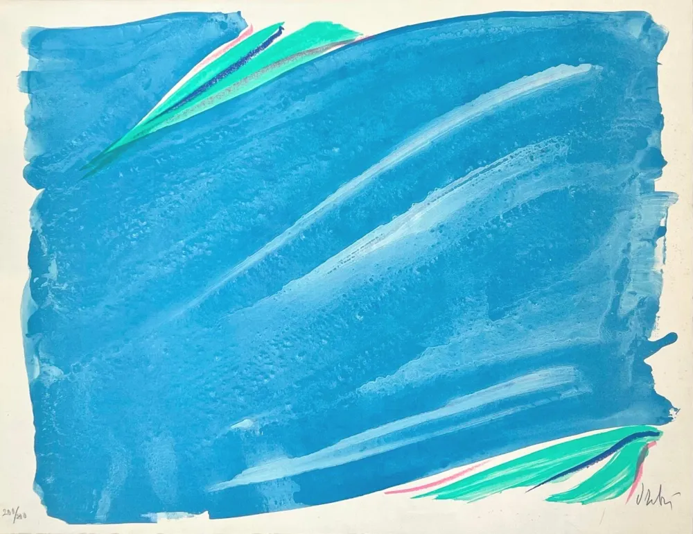 石版画 Debré - Signe-Paysage 