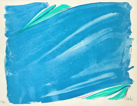 石版画 Debré - Signe-Paysage 