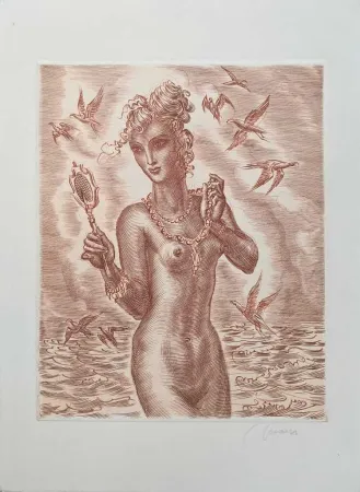 蚀刻版画 Decaris - Vénus