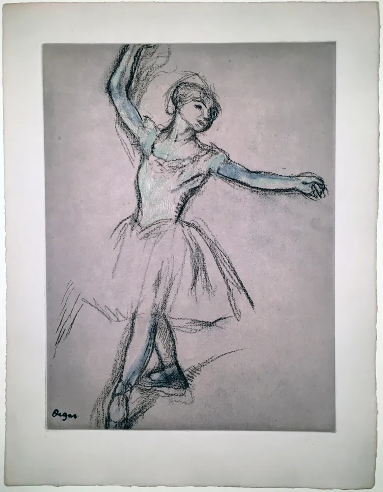 蚀刻飞尘法 Degas - Danseuse (étude, vers 1878)