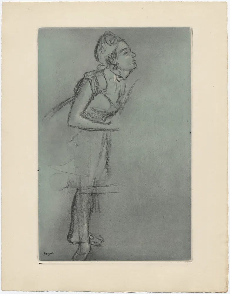 蚀刻飞尘法 Degas - Danseuse (étude, vers 1878)