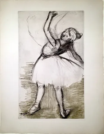 蚀刻飞尘法 Degas - Danseuse (étude, vers 1880)