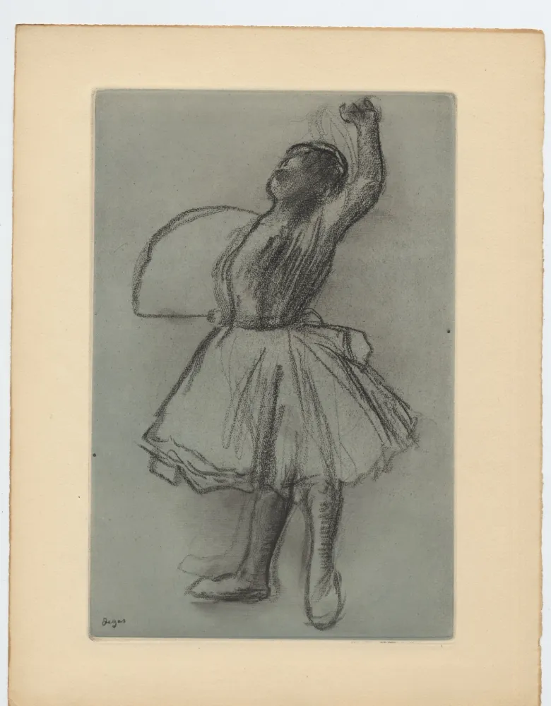 蚀刻飞尘法 Degas - Danseuse (étude, vers 1890)