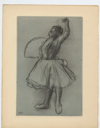 蚀刻飞尘法 Degas - Danseuse (étude, vers 1890)
