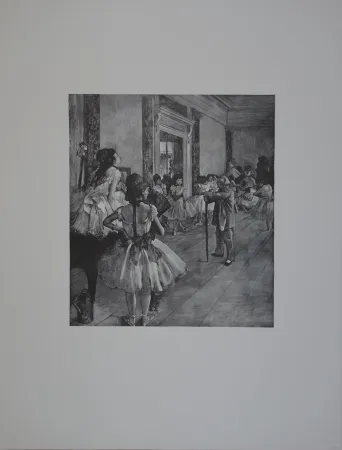 木刻 Degas - La classe de Danse