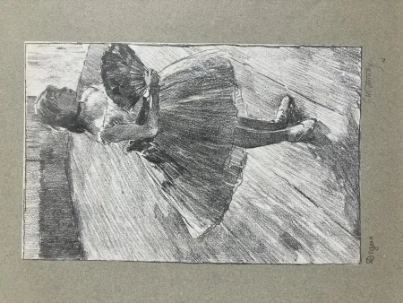 石版画 Degas - Petite danseuse à l'éventail. 1888-1889