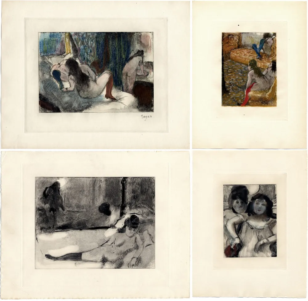 插图书 Degas - Pierre Louys : MIMES DES COURTISANES. 22 Gravures (Paris 1935)