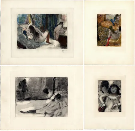 插图书 Degas - Pierre Louys : MIMES DES COURTISANES. 22 Gravures (Paris 1935)