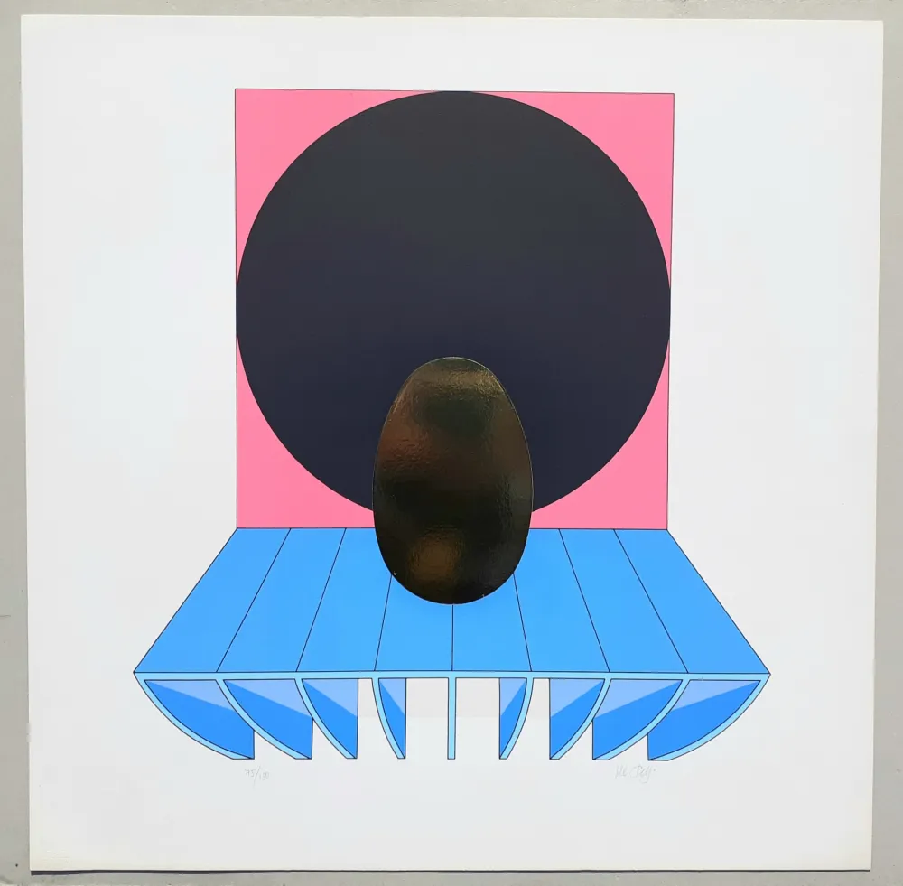 丝网印刷 Del Pezzo - Composizione