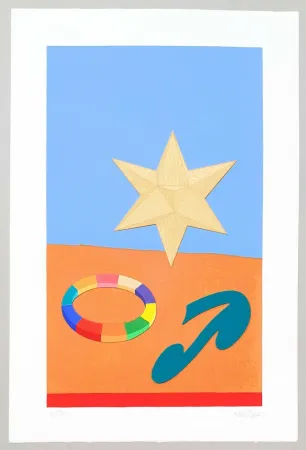 丝网印刷 Del Pezzo - Composizione