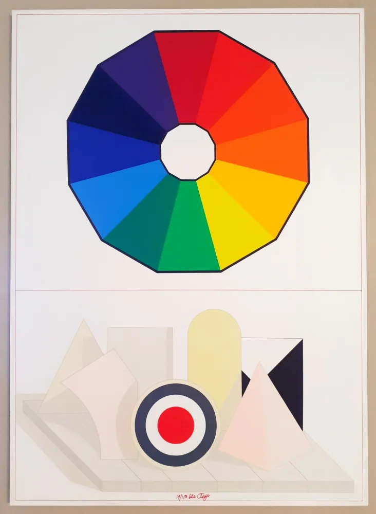 丝网印刷 Del Pezzo - Composizione