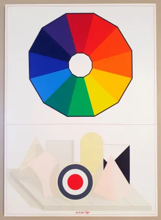 丝网印刷 Del Pezzo - Composizione