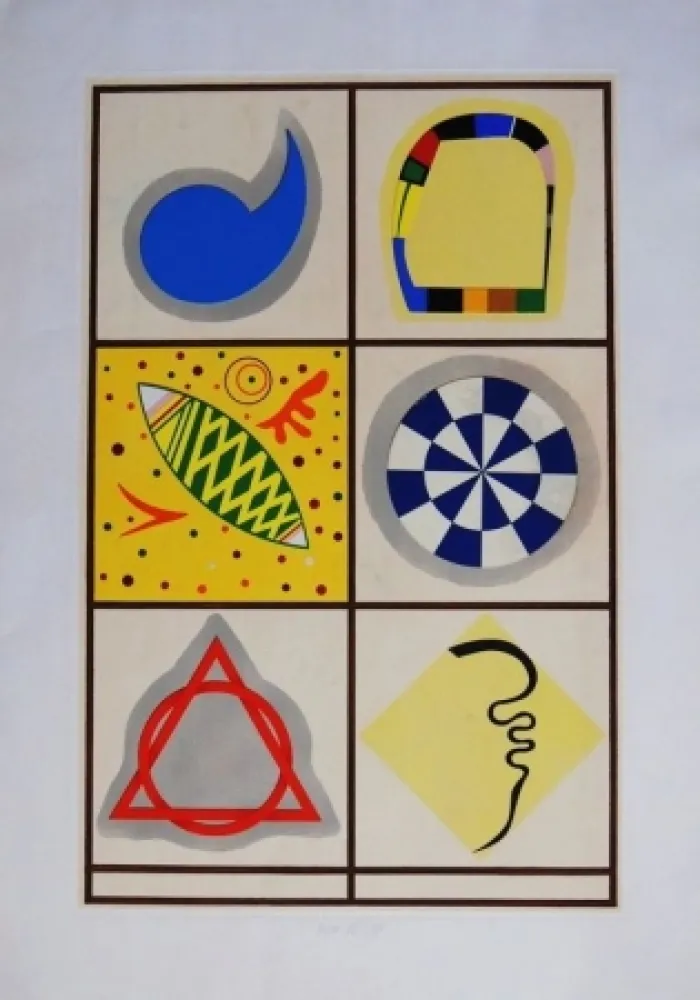 丝网印刷 Del Pezzo - Senza titolo