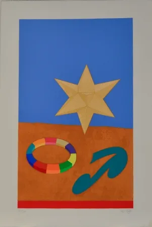 丝网印刷 Del Pezzo - Stella