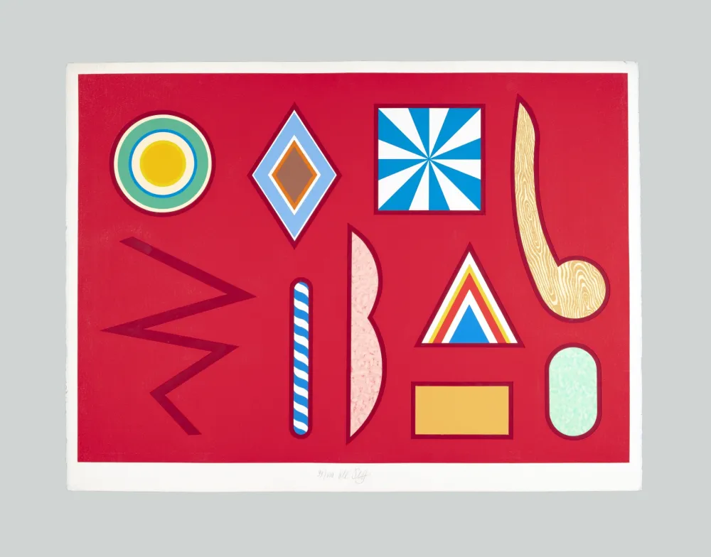 丝网印刷 Del Pezzo - Tutto rosso