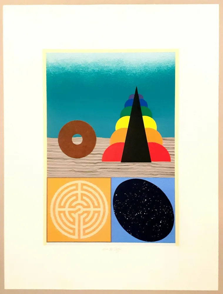 丝网印刷 Del Pezzo - Vino fallacia filo solvitur