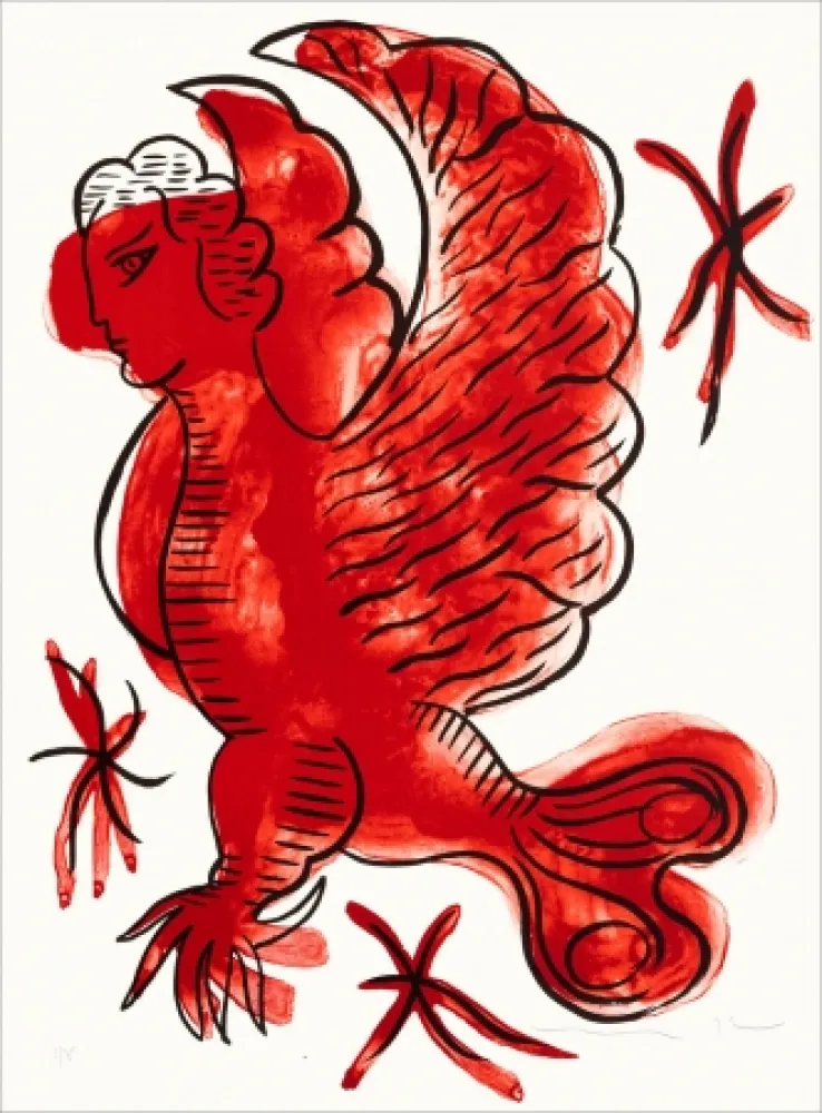石版画 Del Re - Bestiaire - Veneta Phenix