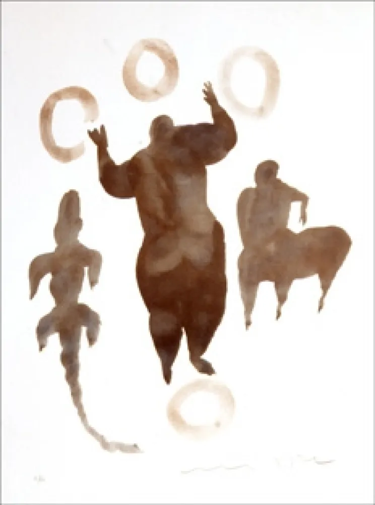 石版画 Del Re - Cirque