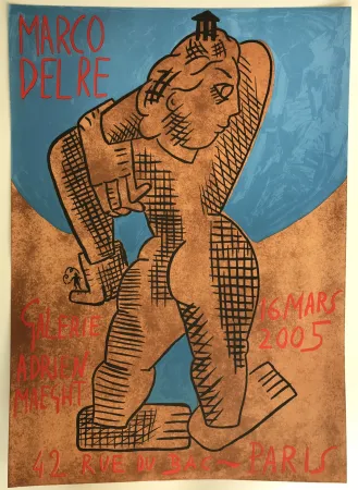 海报 Del Re - Galerie Adrien Maeght