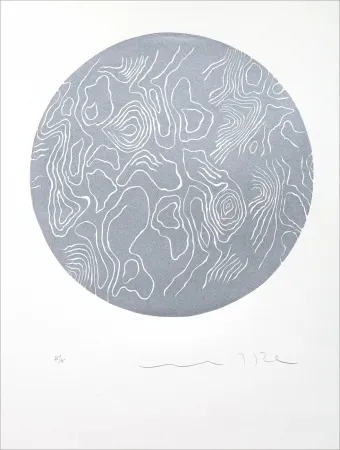 油毡版画 Del Re - Silver Cloud