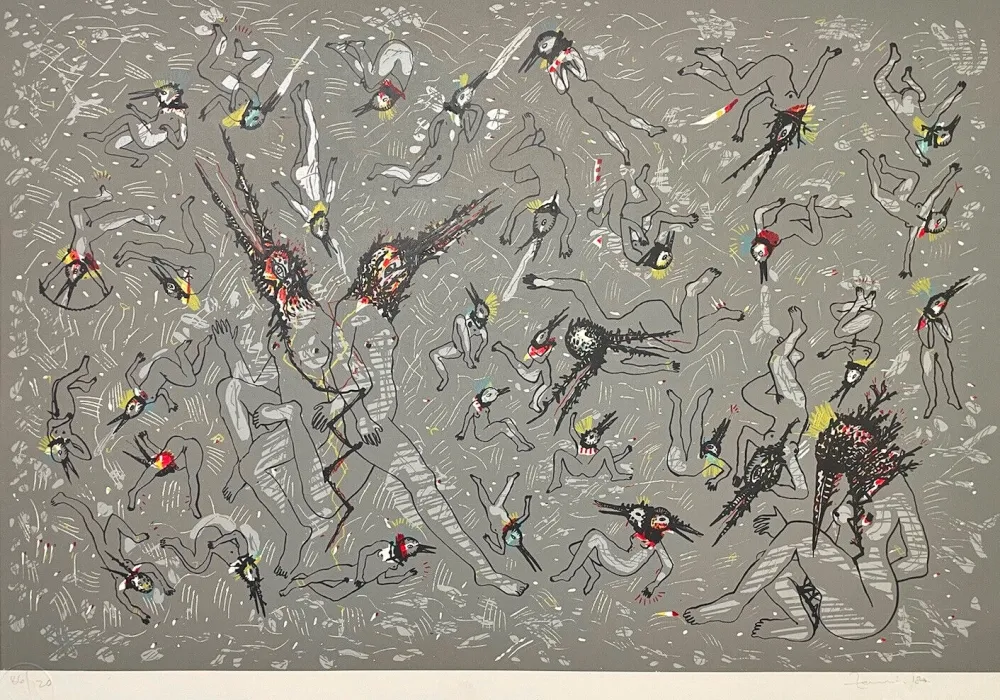 丝网印刷 Del Rio - Cuerpos celestial