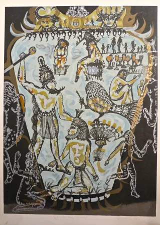 石版画 Del Rio - Vaso del rey