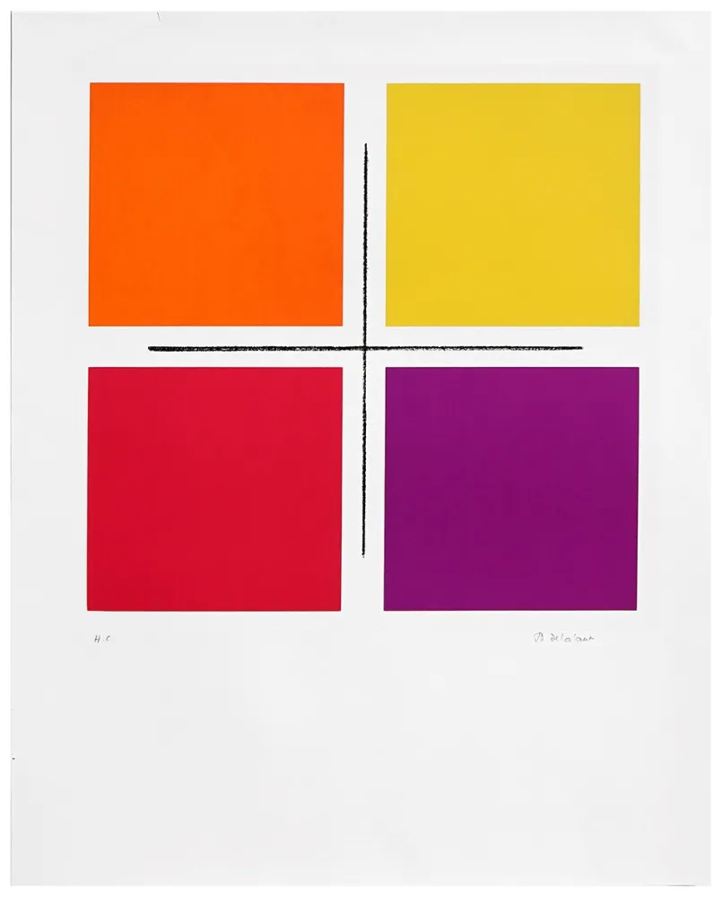 丝网印刷 Delahaut - Sans titre