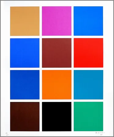 丝网印刷 Delahaut - Sans titre