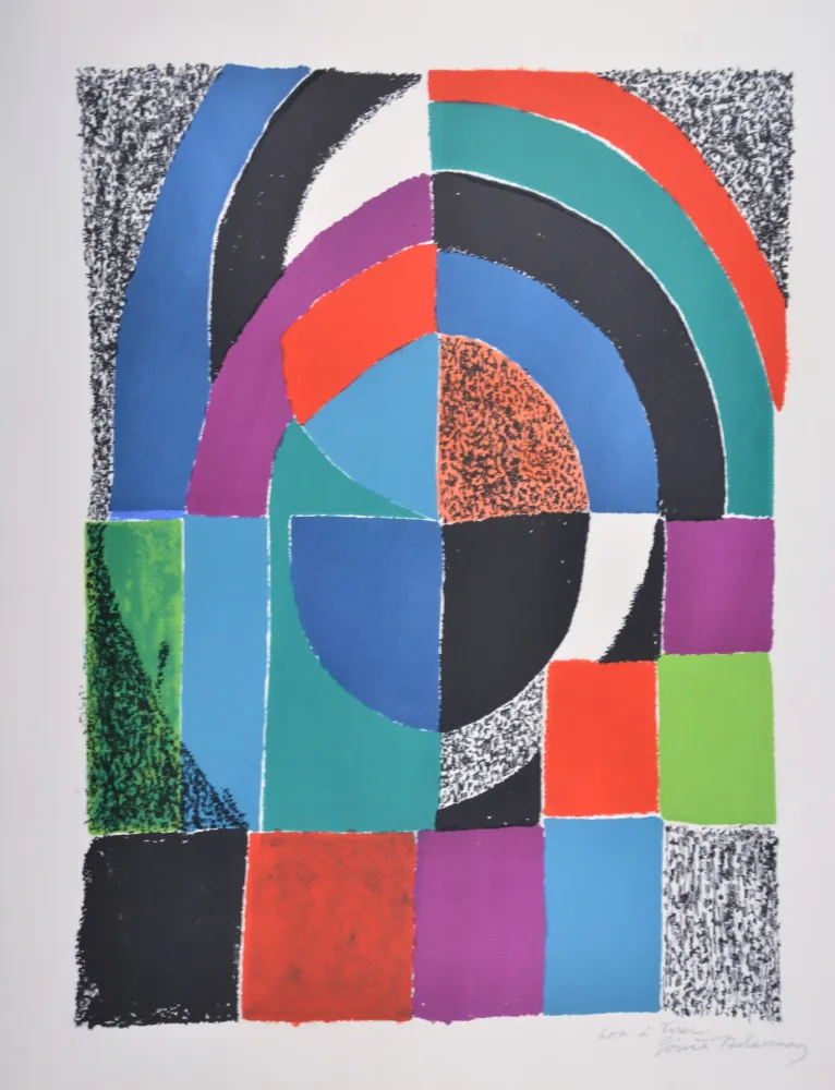 石版画 Delaunay - Cathédrale 
