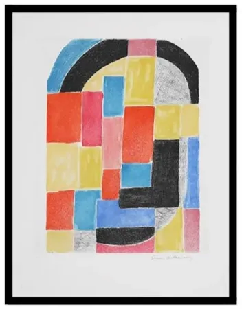 版画 Delaunay - Cathédrale