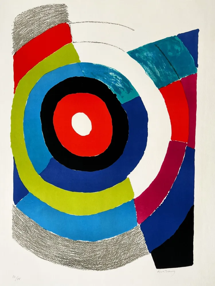 石版画 Delaunay - Cible