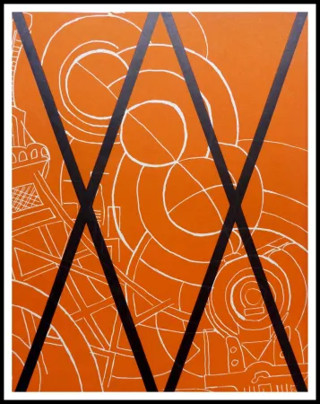 石版画 Delaunay - COMPOSITION 