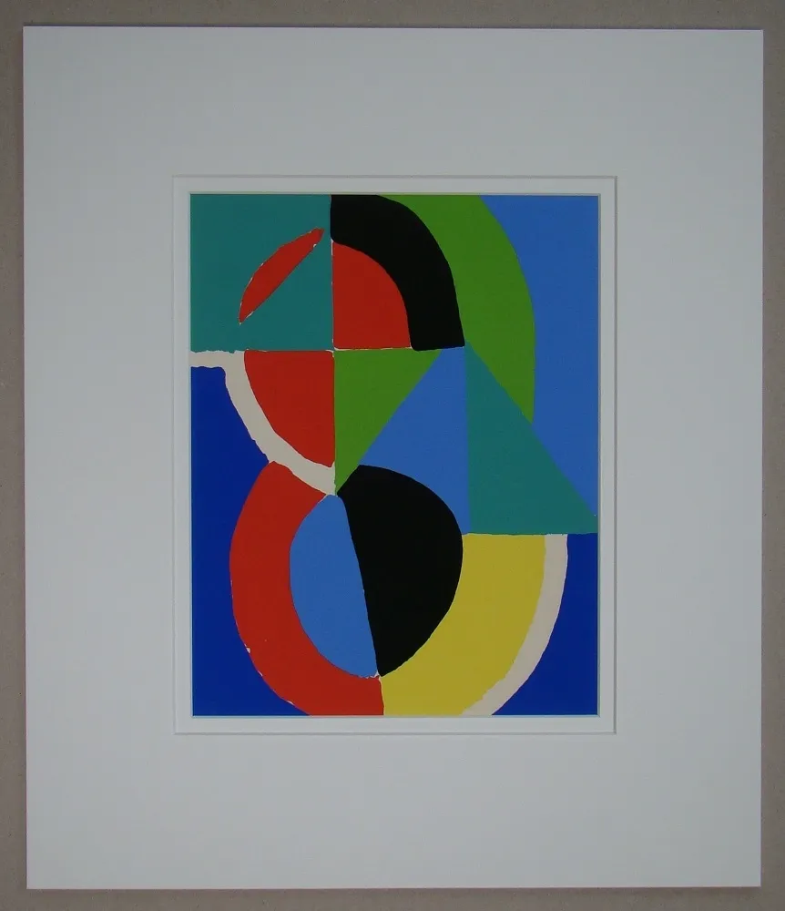 镂版印刷 Delaunay - Composition, 1955