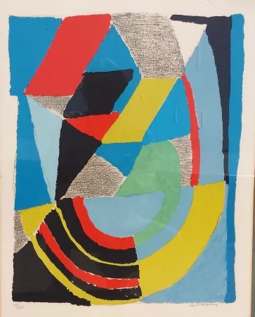 石版画 Delaunay - Composition
