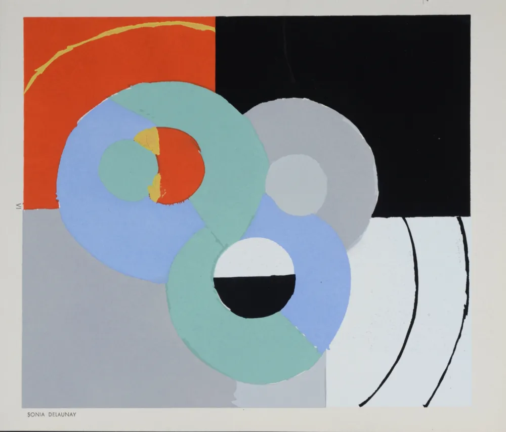 镂版印刷 Delaunay - Composition VI, 1952
