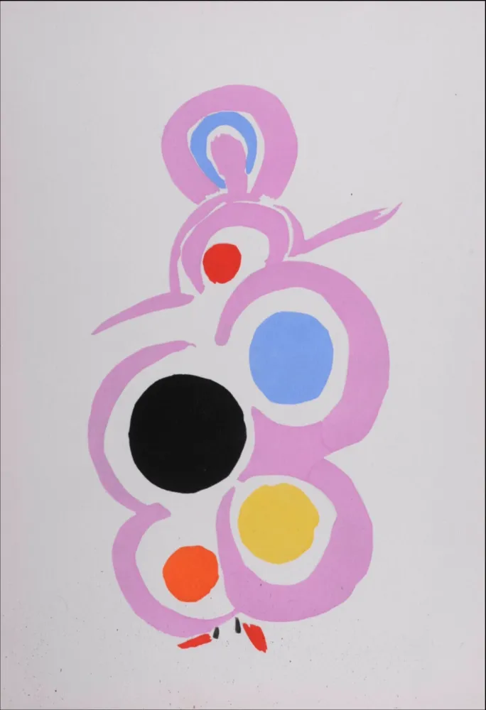 镂版印刷 Delaunay - Costumes (A), 1969