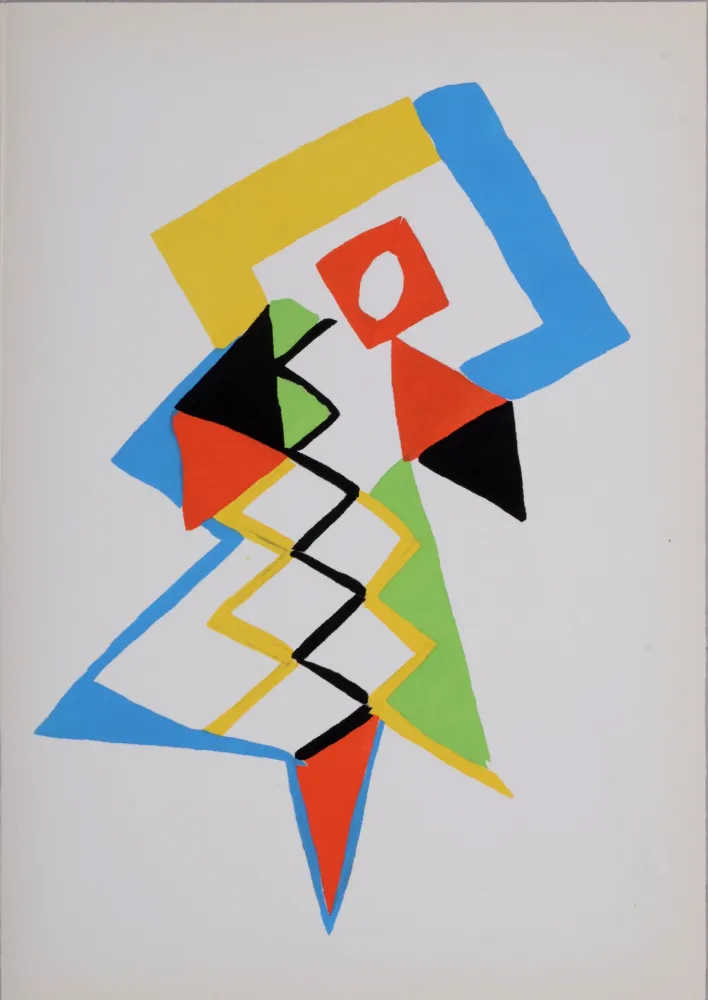 镂版印刷 Delaunay - Costumes (F), 1969