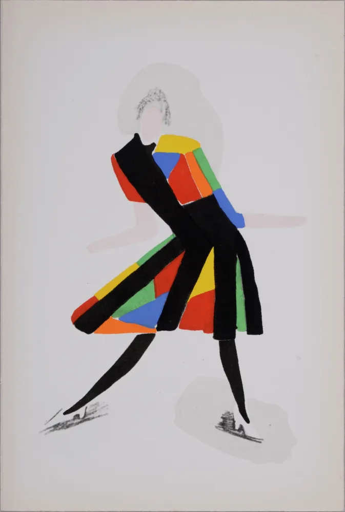 镂版印刷 Delaunay - Costumes (G), 1969
