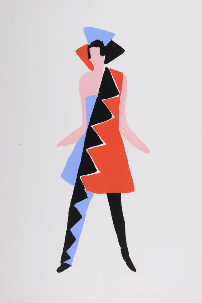 镂版印刷 Delaunay - Costumes (I), 1969