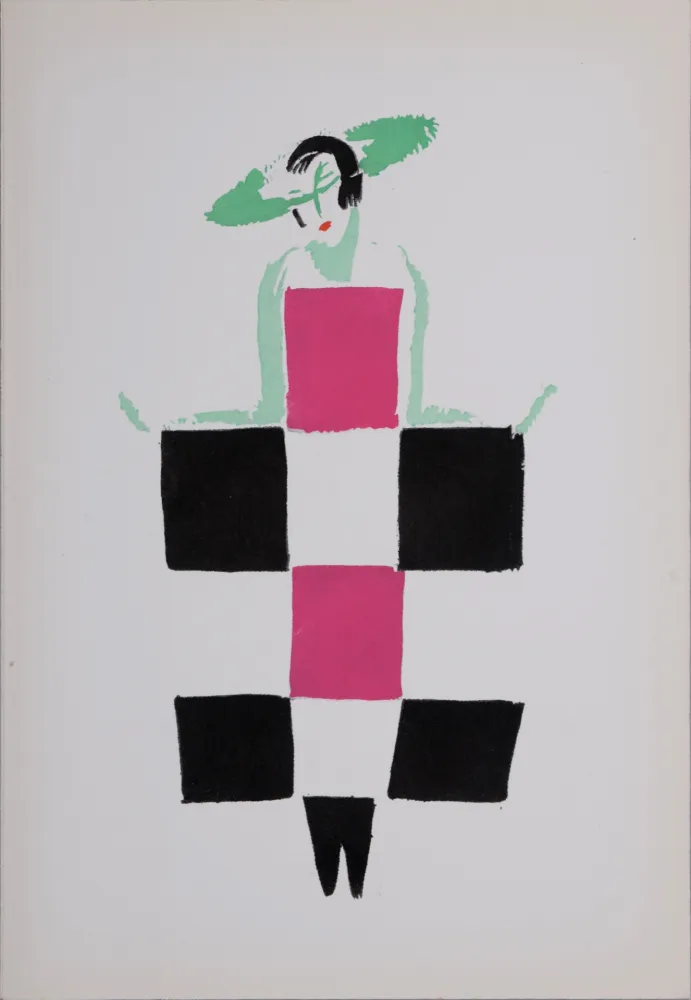 镂版印刷 Delaunay - Costumes (J), 1969